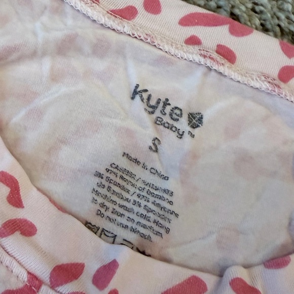 Kyte Baby Pink Leopard Pajama Set Size Small - Picture 2 of 3